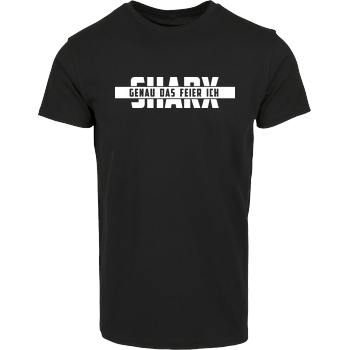 Sharx - Logo White Hausmarke T-Shirt  - Schwarz