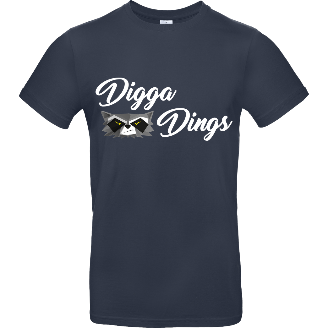 Shlorox Shlorox - Digga Dings T-Shirt B&C EXACT 190 - Navy