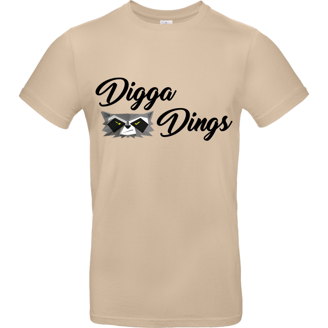 Shlorox Shlorox - Digga Dings T-Shirt B&C EXACT 190 - Sand