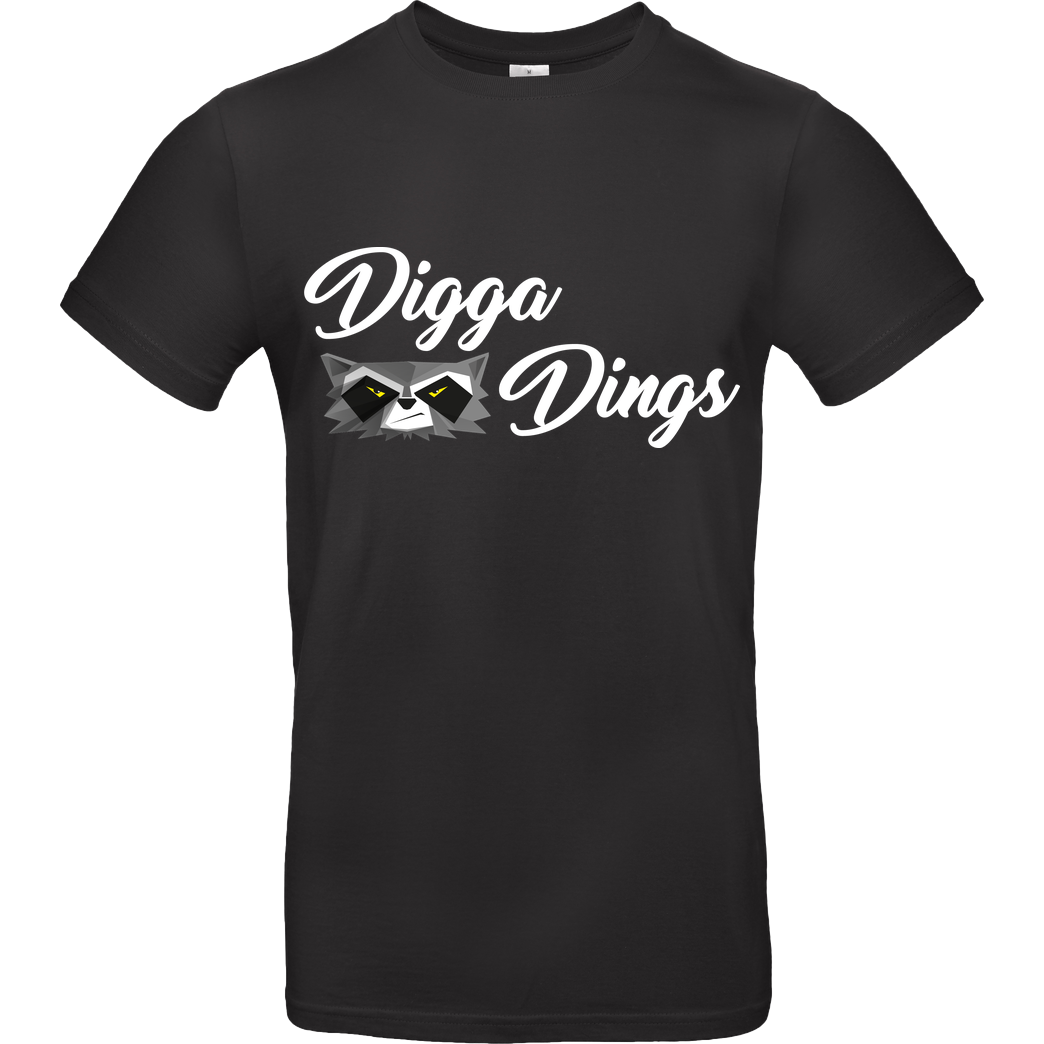 Shlorox Shlorox - Digga Dings T-Shirt B&C EXACT 190 - Schwarz