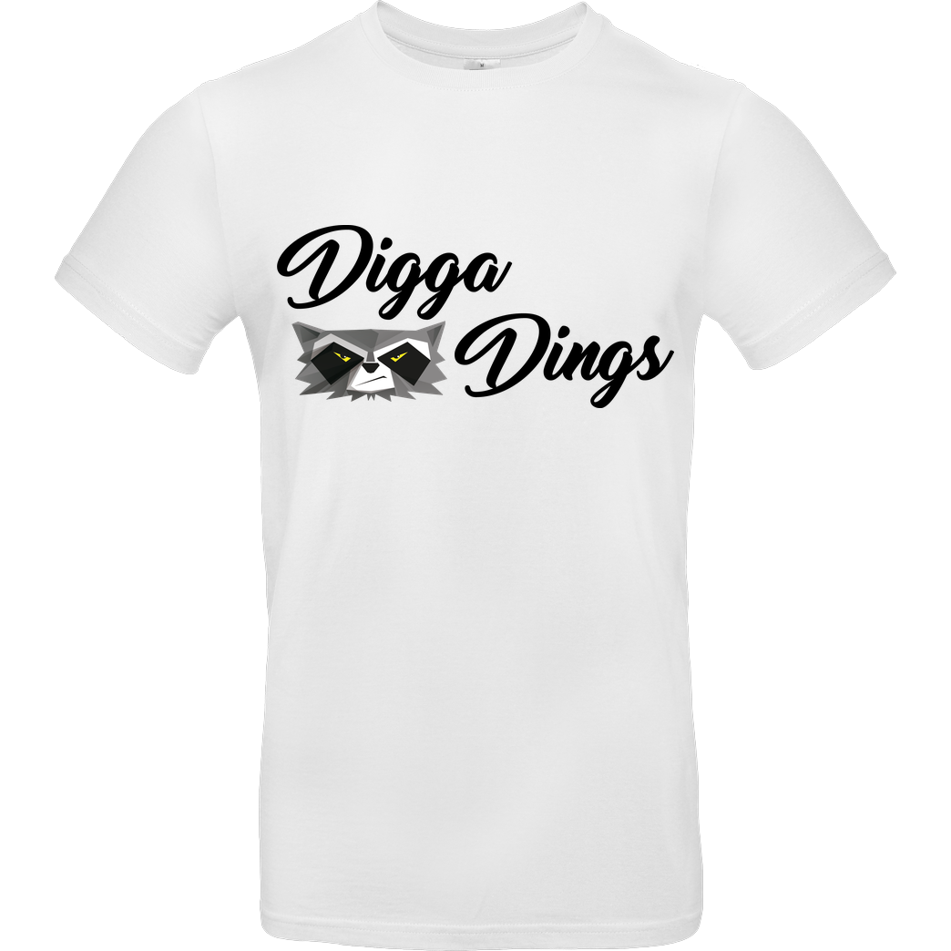 Shlorox Shlorox - Digga Dings T-Shirt B&C EXACT 190 - Weiß