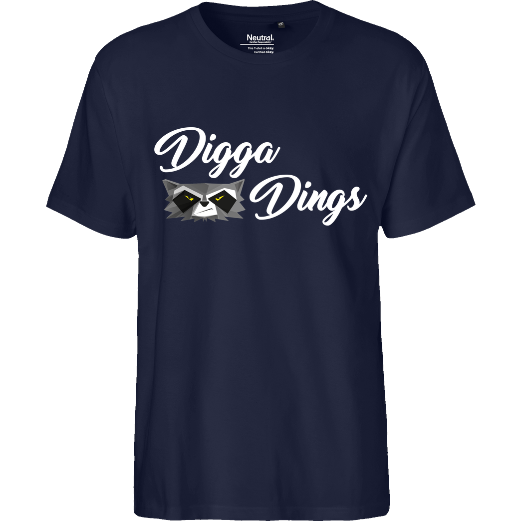 Shlorox Shlorox - Digga Dings T-Shirt Fairtrade T-Shirt - navy
