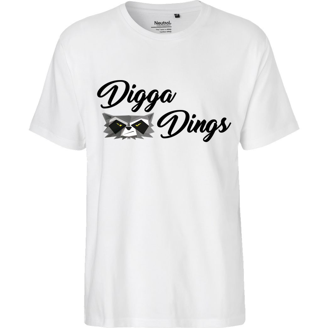 Shlorox Shlorox - Digga Dings T-Shirt Fairtrade T-Shirt - weiß