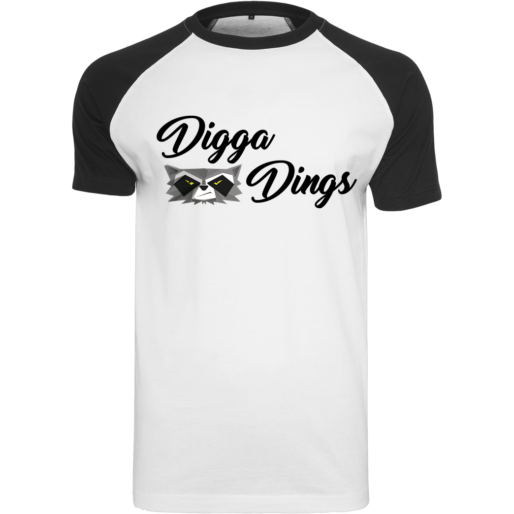 Shlorox Shlorox - Digga Dings T-Shirt Raglan-Shirt weiß