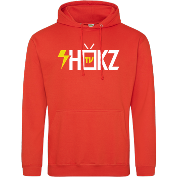 shokzTV - Logo Hoodie JH Hoodie - Orange