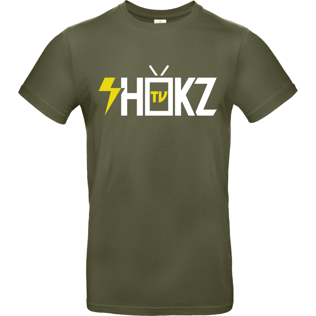 shokzTV shokzTV - Logo T-shirt T-Shirt B&C EXACT 190 - Khaki