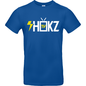 shokzTV - Logo T-shirt B&C EXACT 190 - Royal