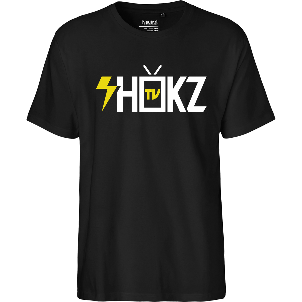 shokzTV shokzTV - Logo T-shirt T-Shirt Fairtrade T-Shirt - schwarz
