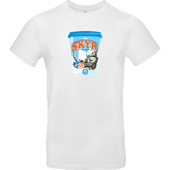 shokzTV - Skyr T-shirt B&C EXACT 190 - Weiß
