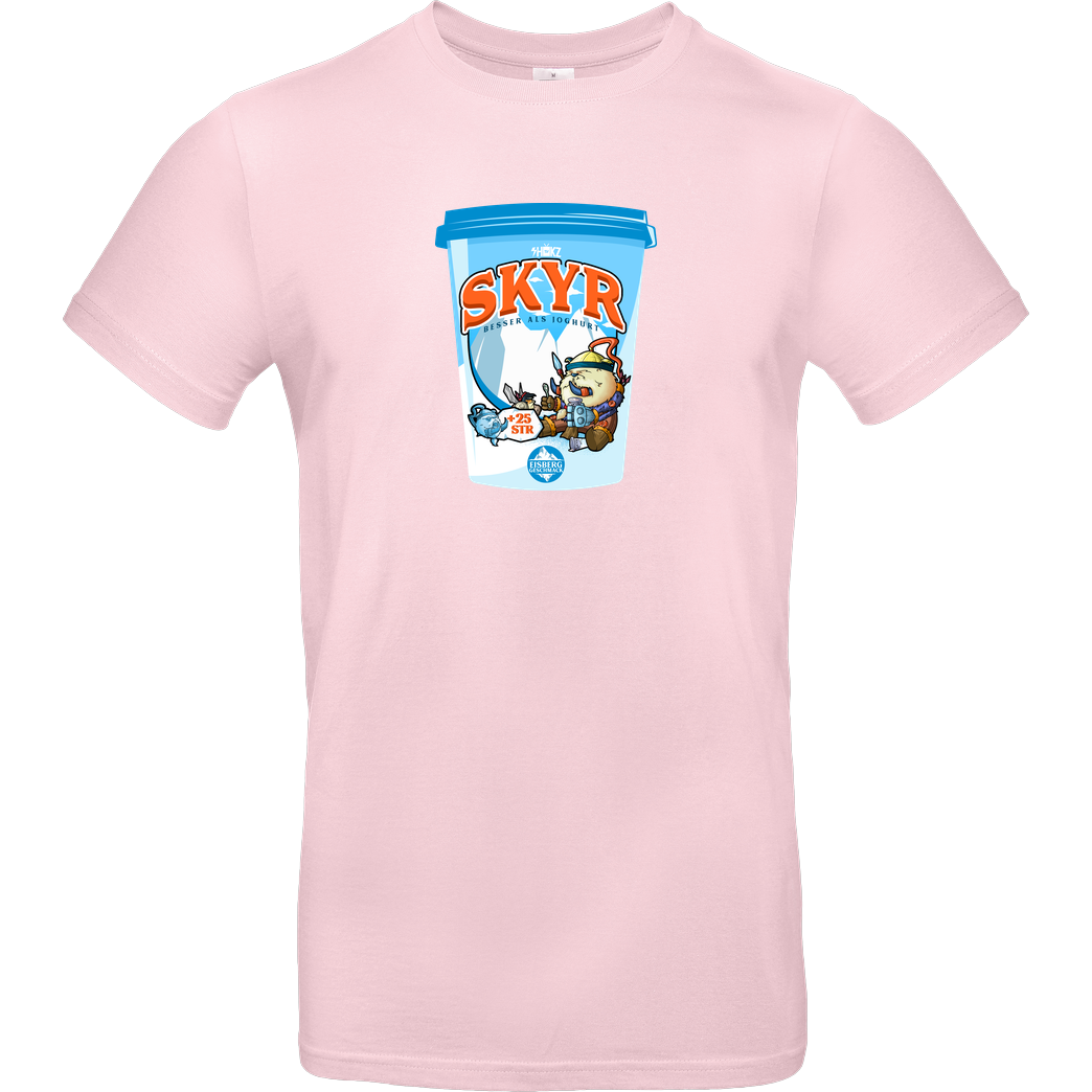 shokzTV shokzTV - Skyr T-shirt T-Shirt B&C EXACT 190 - Rosa