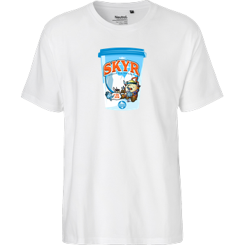 shokzTV - Skyr T-shirt Fairtrade T-Shirt - weiß