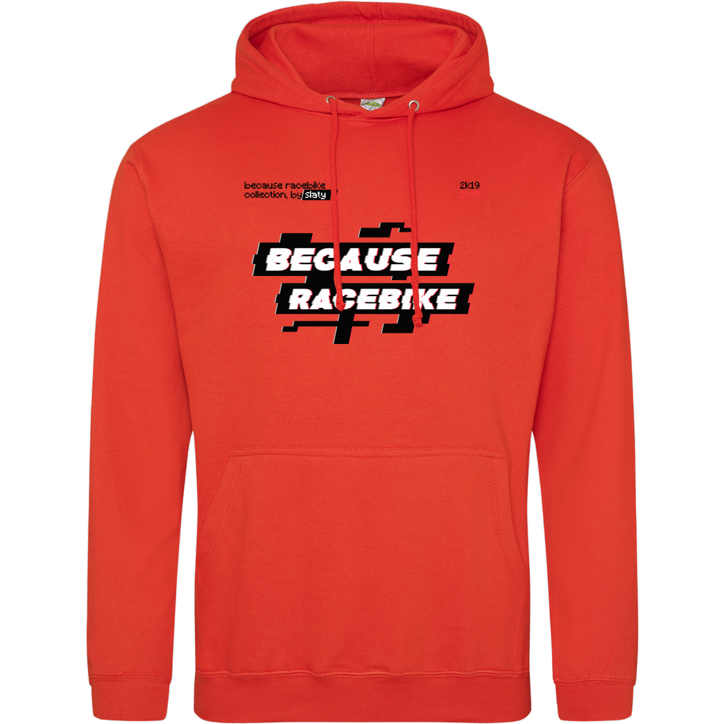 Slaty Slaty - Because Racebike Arcade Sweatshirt JH Hoodie - Orange