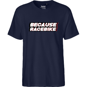 Slaty - Because Racebike Fairtrade T-Shirt - navy
