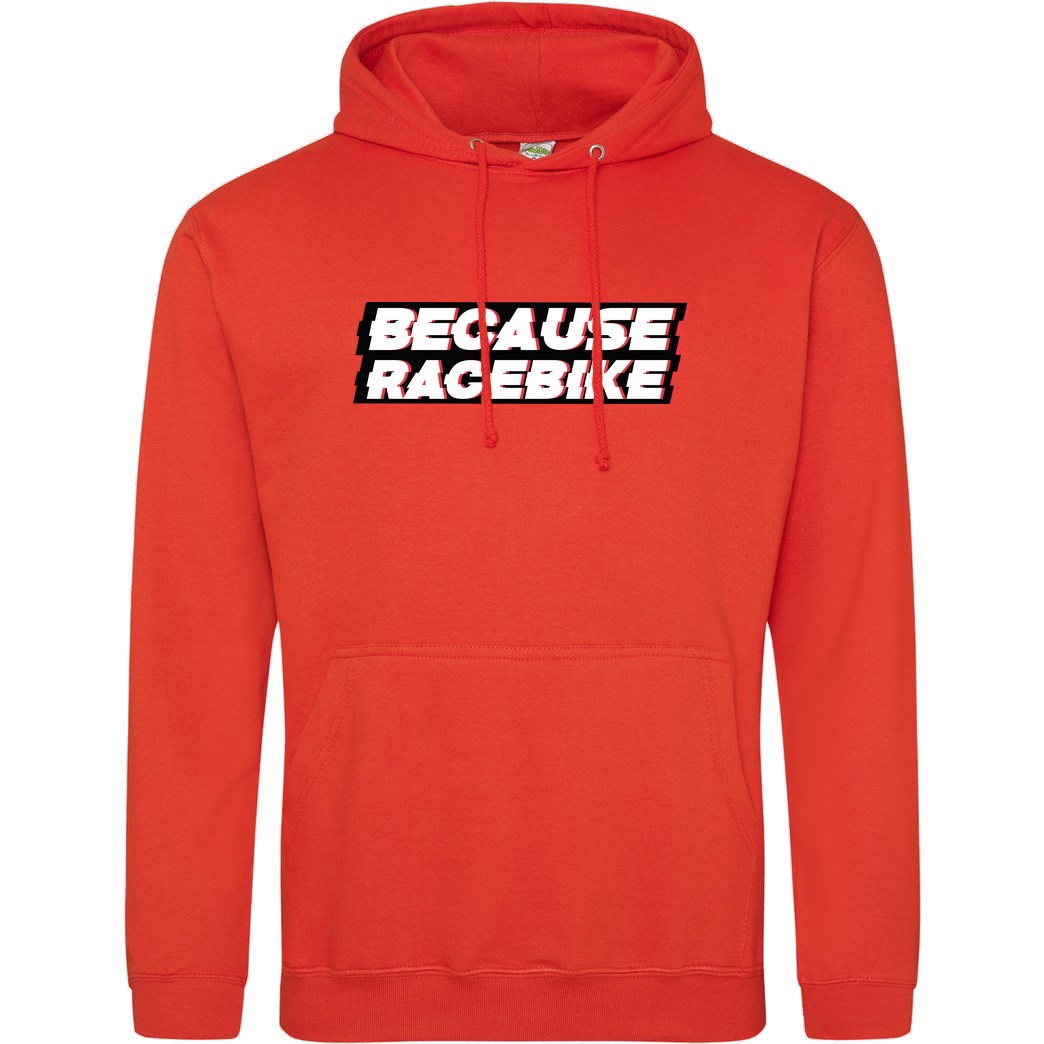 Slaty Slaty - Because Racebike Sweatshirt JH Hoodie - Orange