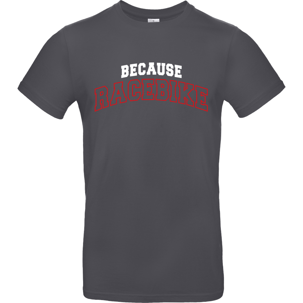 Slaty Slaty - College Logo T-Shirt B&C EXACT 190 - Dark Grey