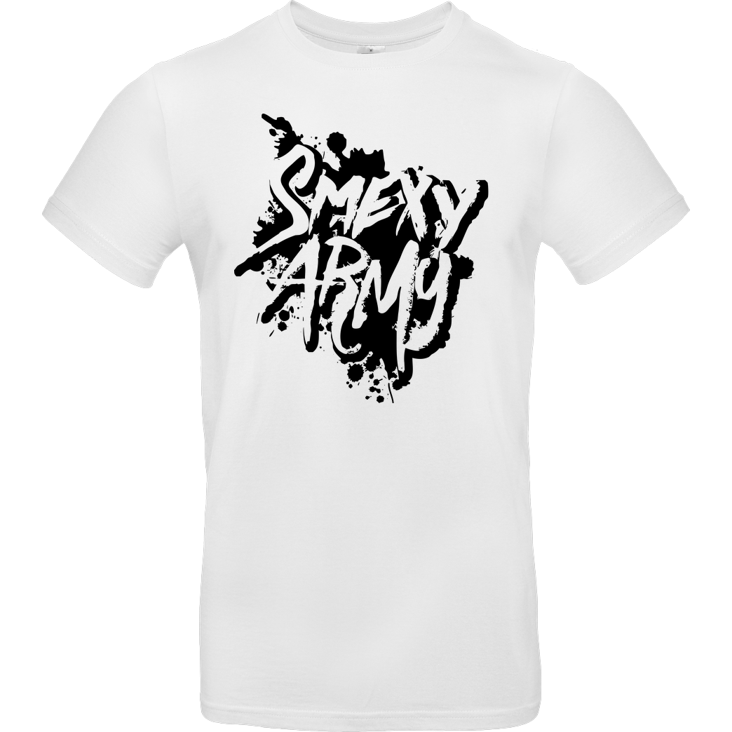 Smexy Smexy - Army T-Shirt B&C EXACT 190 - Weiß
