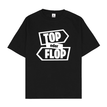 Snoxh - Top oder Flop Oversize T-Shirt - Schwarz