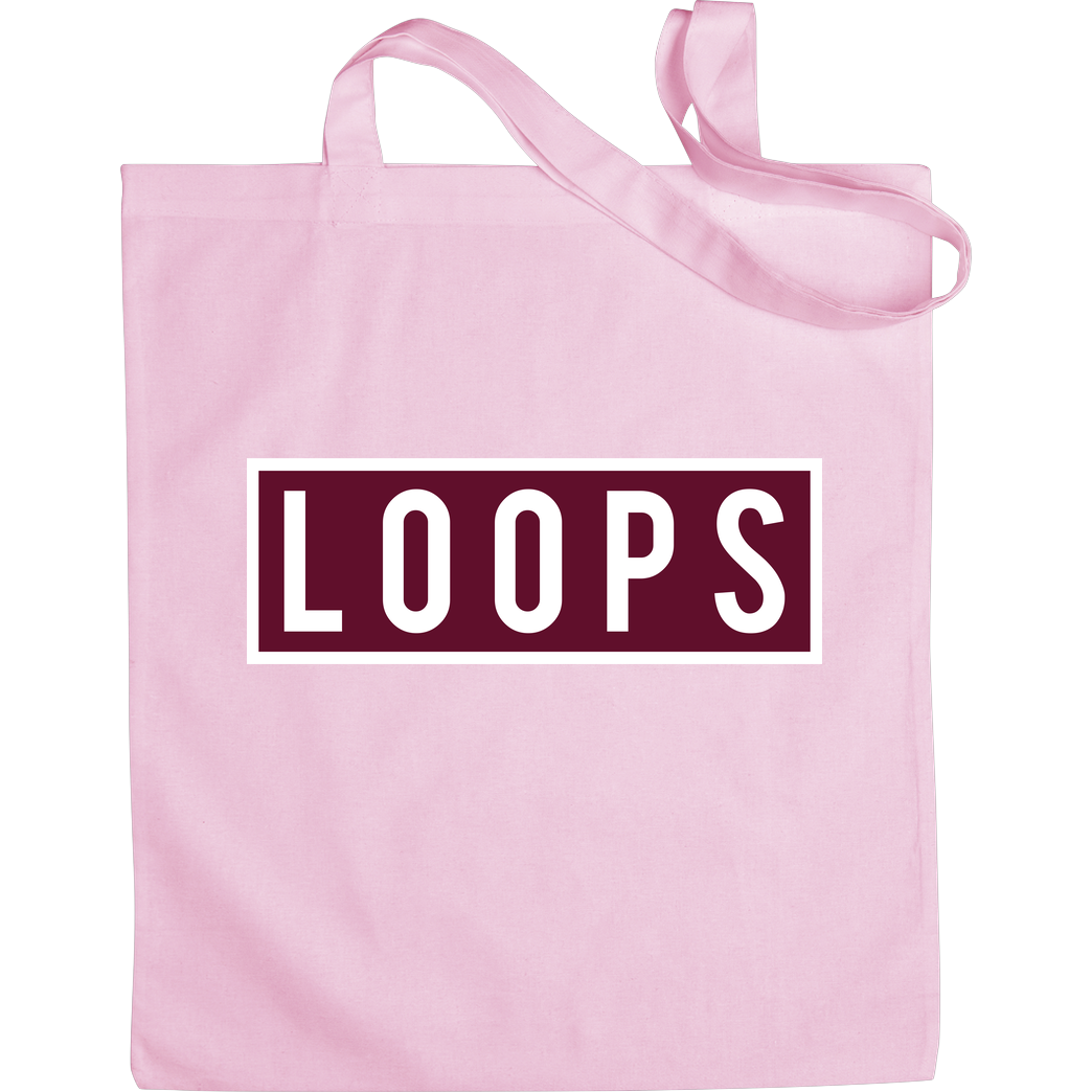 Sonny Loops Sonny Loops - Square Beutel Stoffbeutel Pink