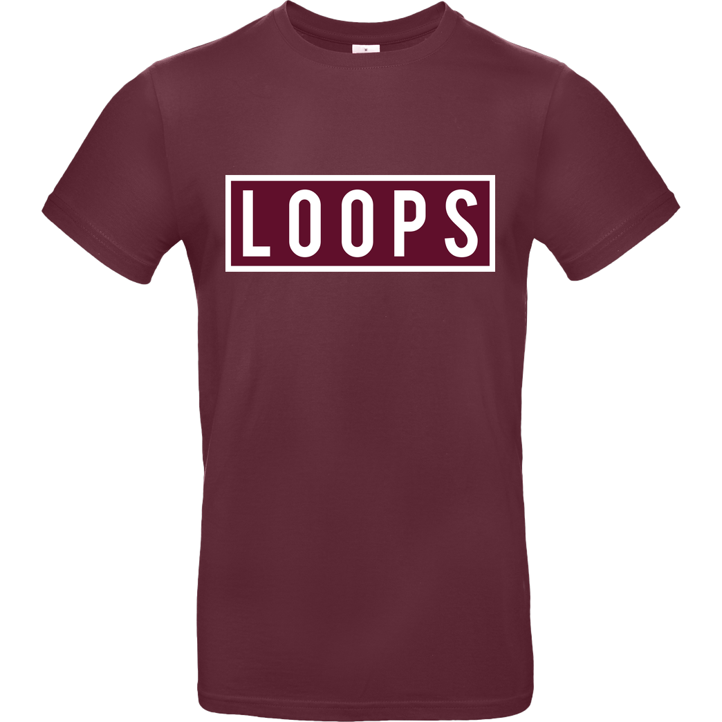Sonny Loops Sonny Loops - Square T-Shirt B&C EXACT 190 - Bordeaux