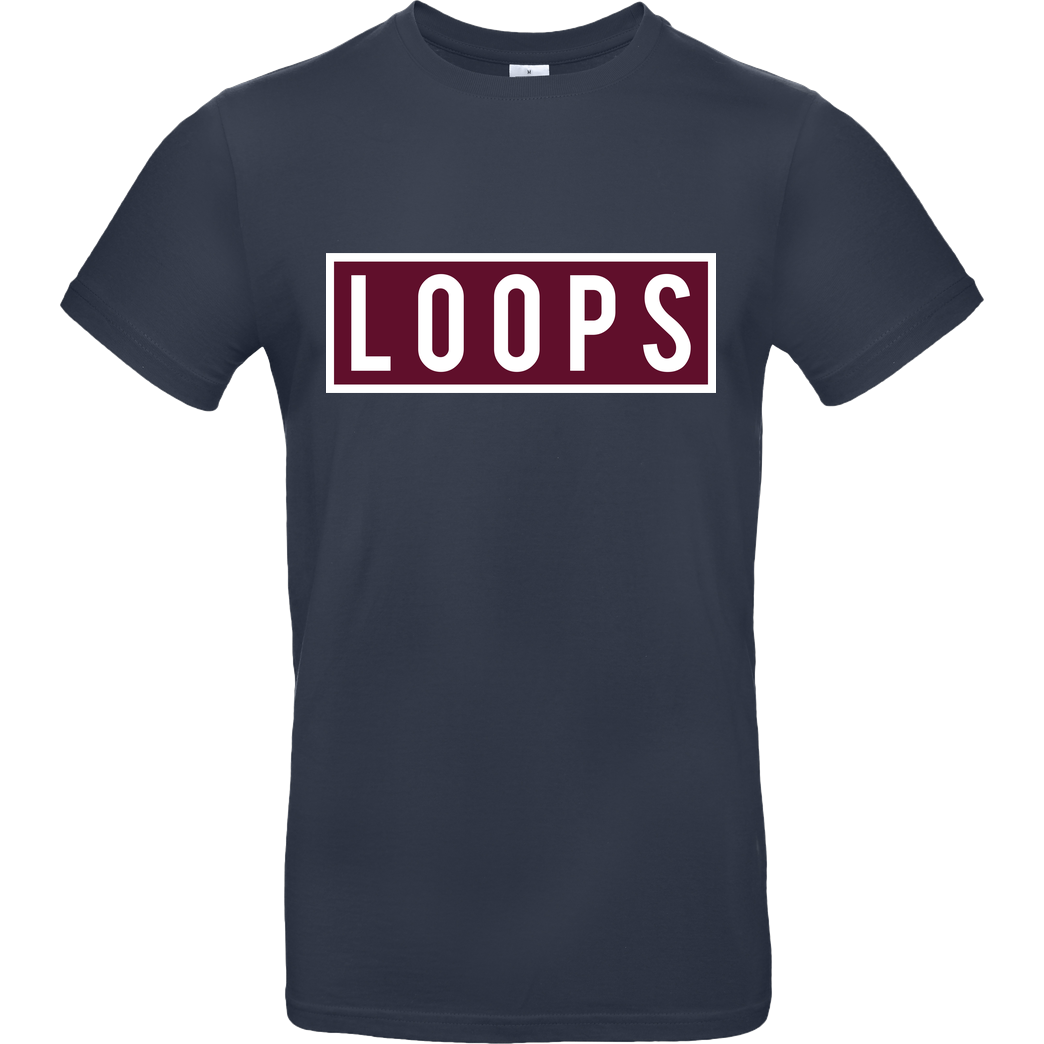 Sonny Loops Sonny Loops - Square T-Shirt B&C EXACT 190 - Navy