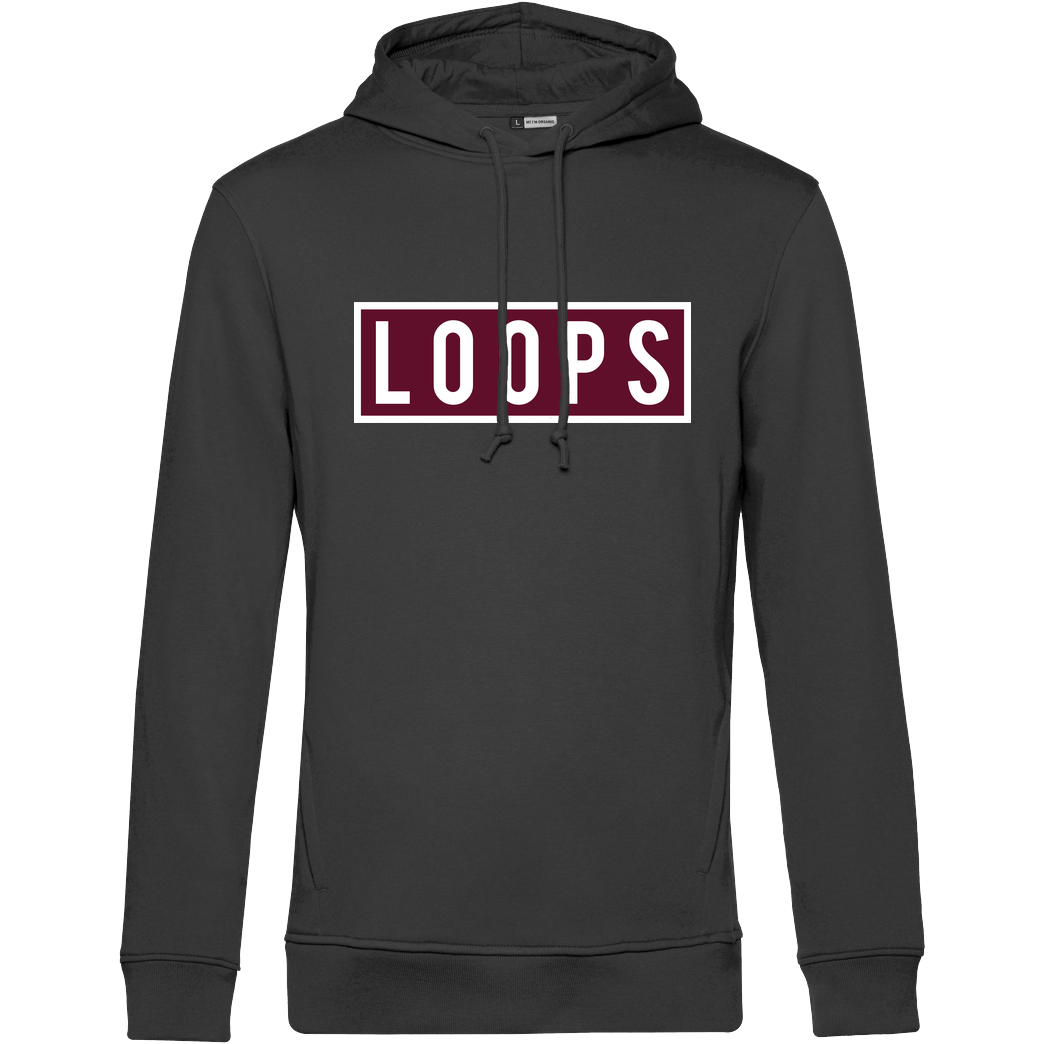 Sonny Loops Sonny Loops - Square Sweatshirt B&C HOODED INSPIRE - schwarz
