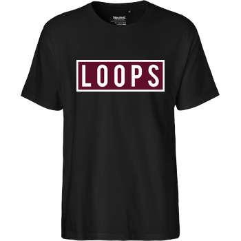 Sonny Loops - Square Fairtrade T-Shirt - schwarz