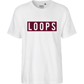 Sonny Loops - Square Fairtrade T-Shirt - weiß