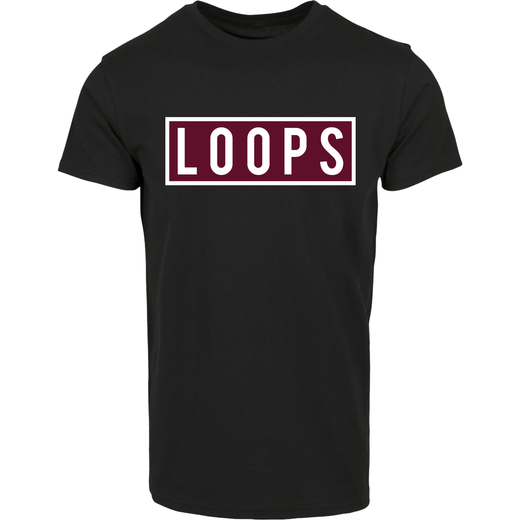 Sonny Loops Sonny Loops - Square T-Shirt Hausmarke T-Shirt  - Schwarz
