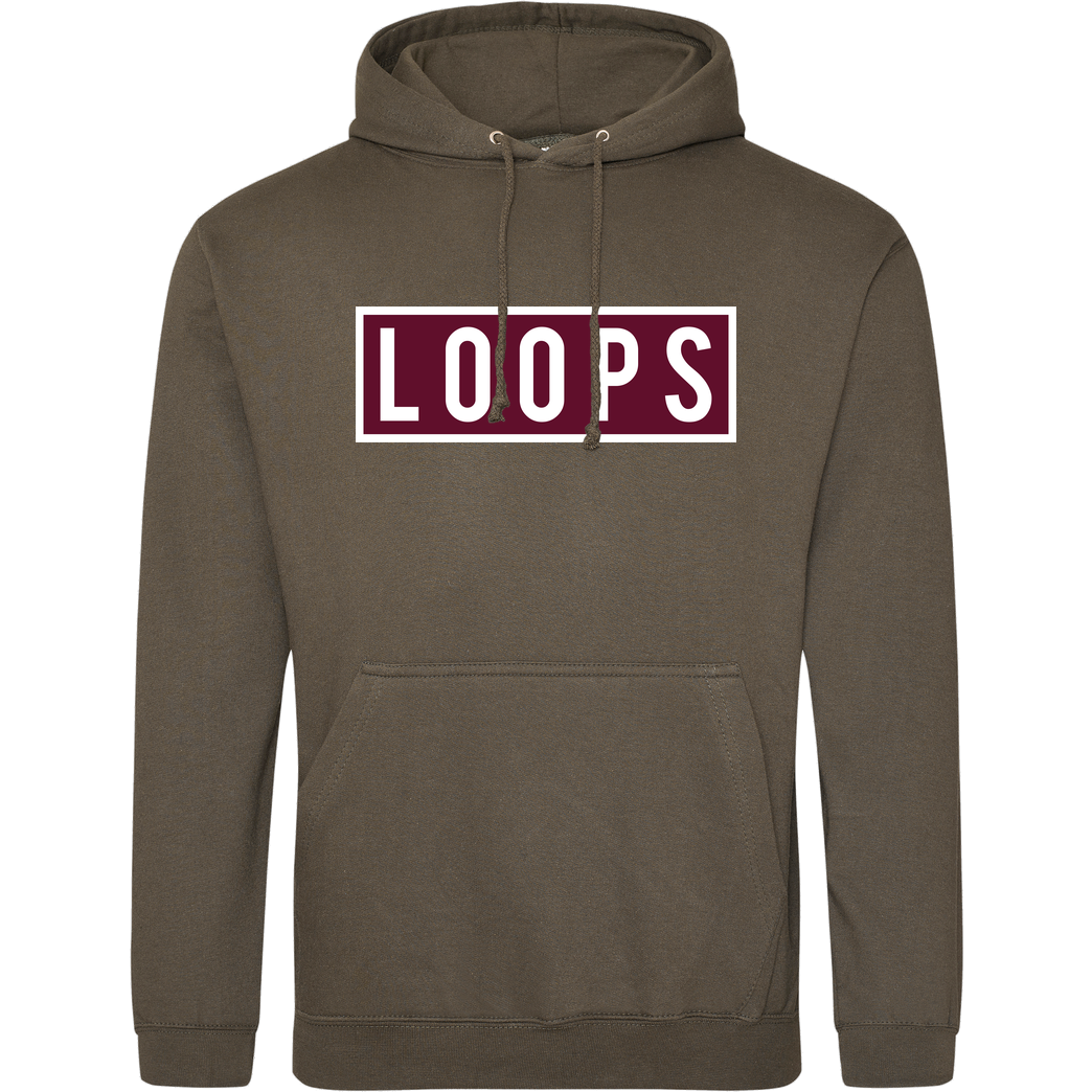 Sonny Loops Sonny Loops - Square Sweatshirt JH Hoodie - Khaki