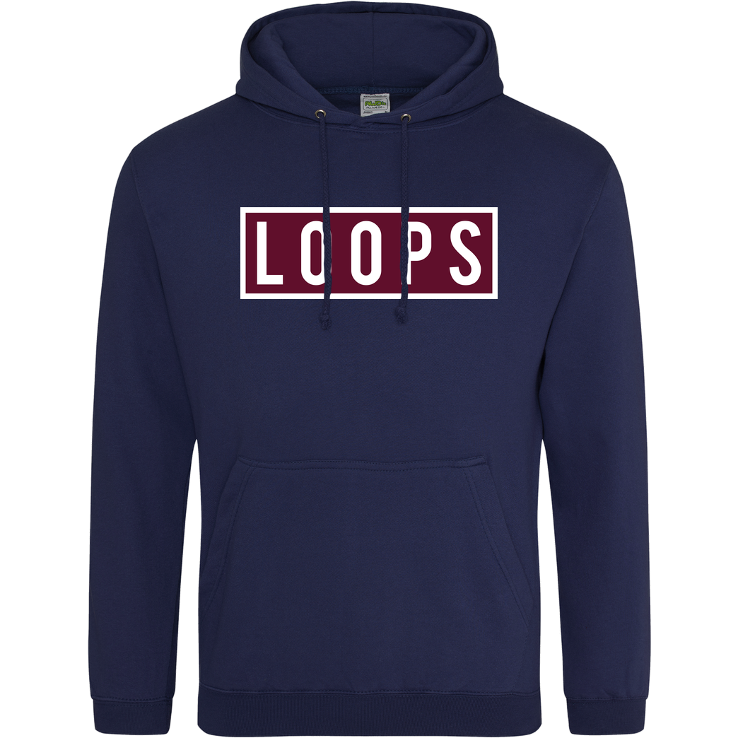 Sonny Loops Sonny Loops - Square Sweatshirt JH Hoodie - Navy
