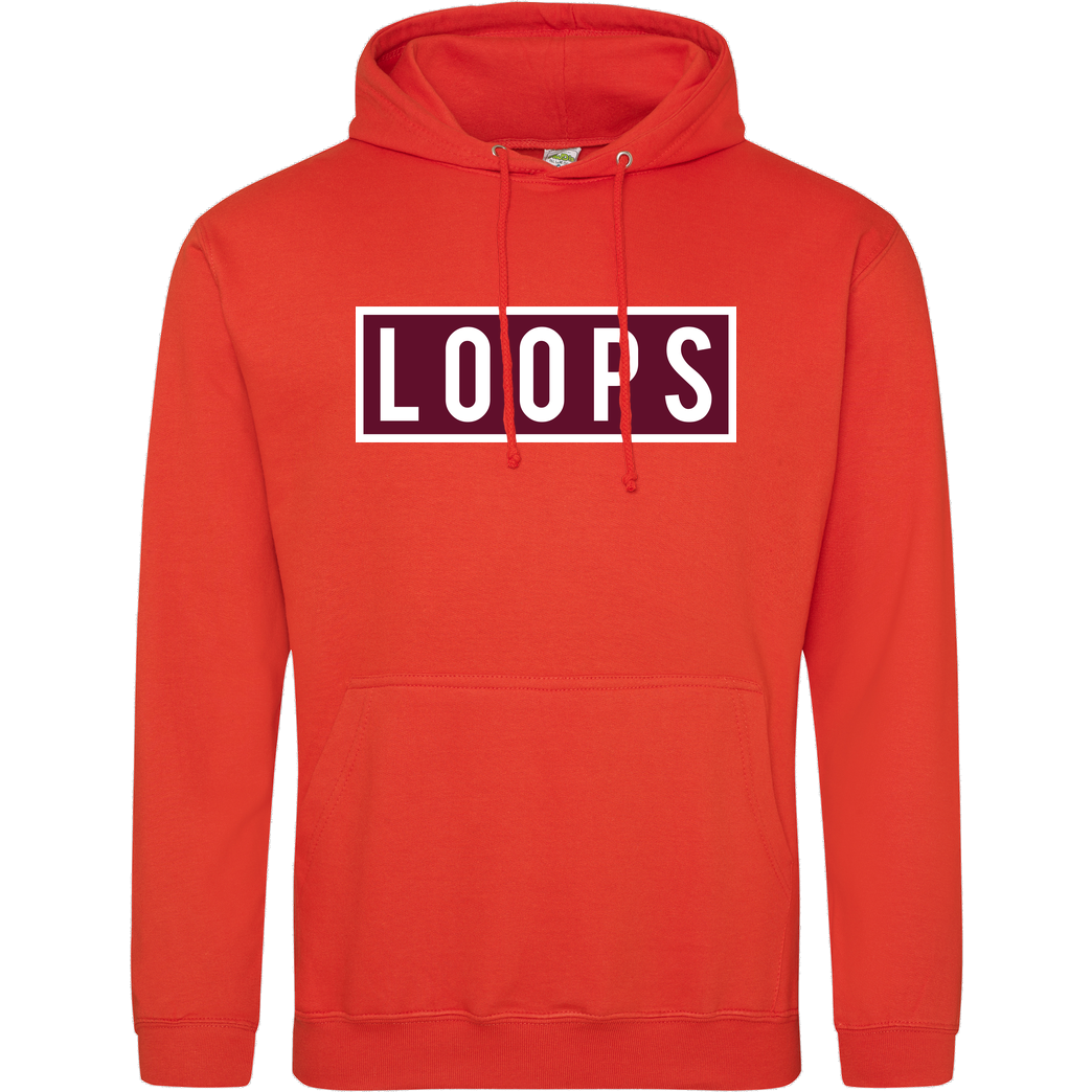 Sonny Loops Sonny Loops - Square Sweatshirt JH Hoodie - Orange