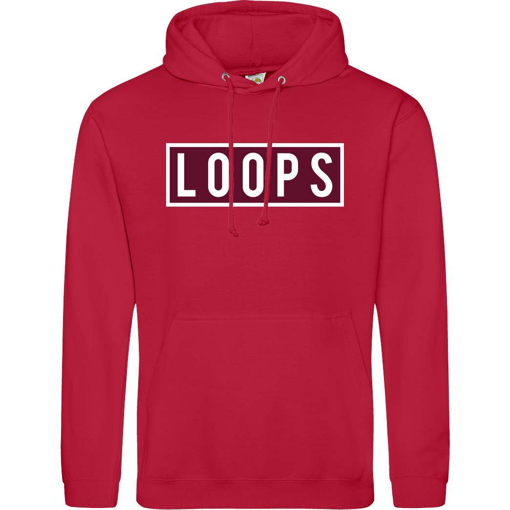 Sonny Loops Sonny Loops - Square Sweatshirt JH Hoodie - Rot