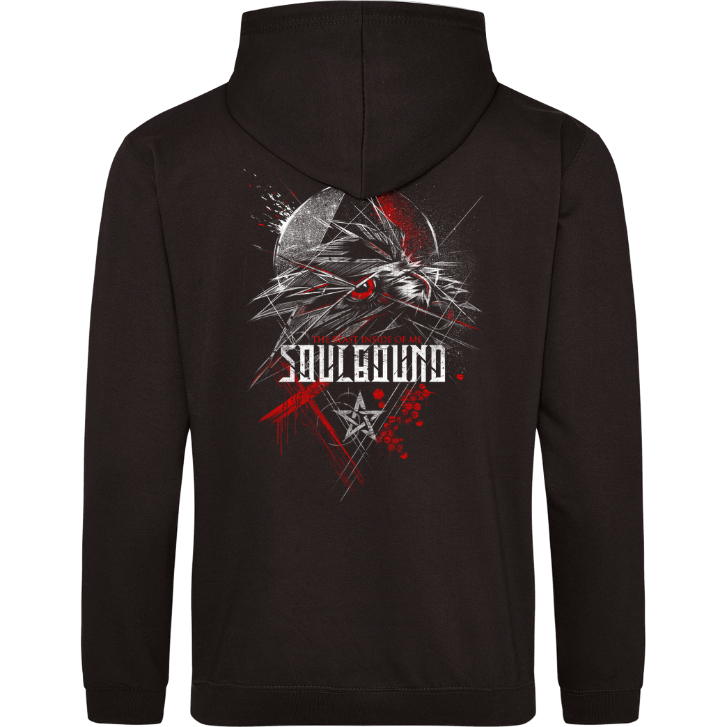 Soulbound Soulbound - Beast Owl Red Sweatshirt JH Hoodie - Schwarz