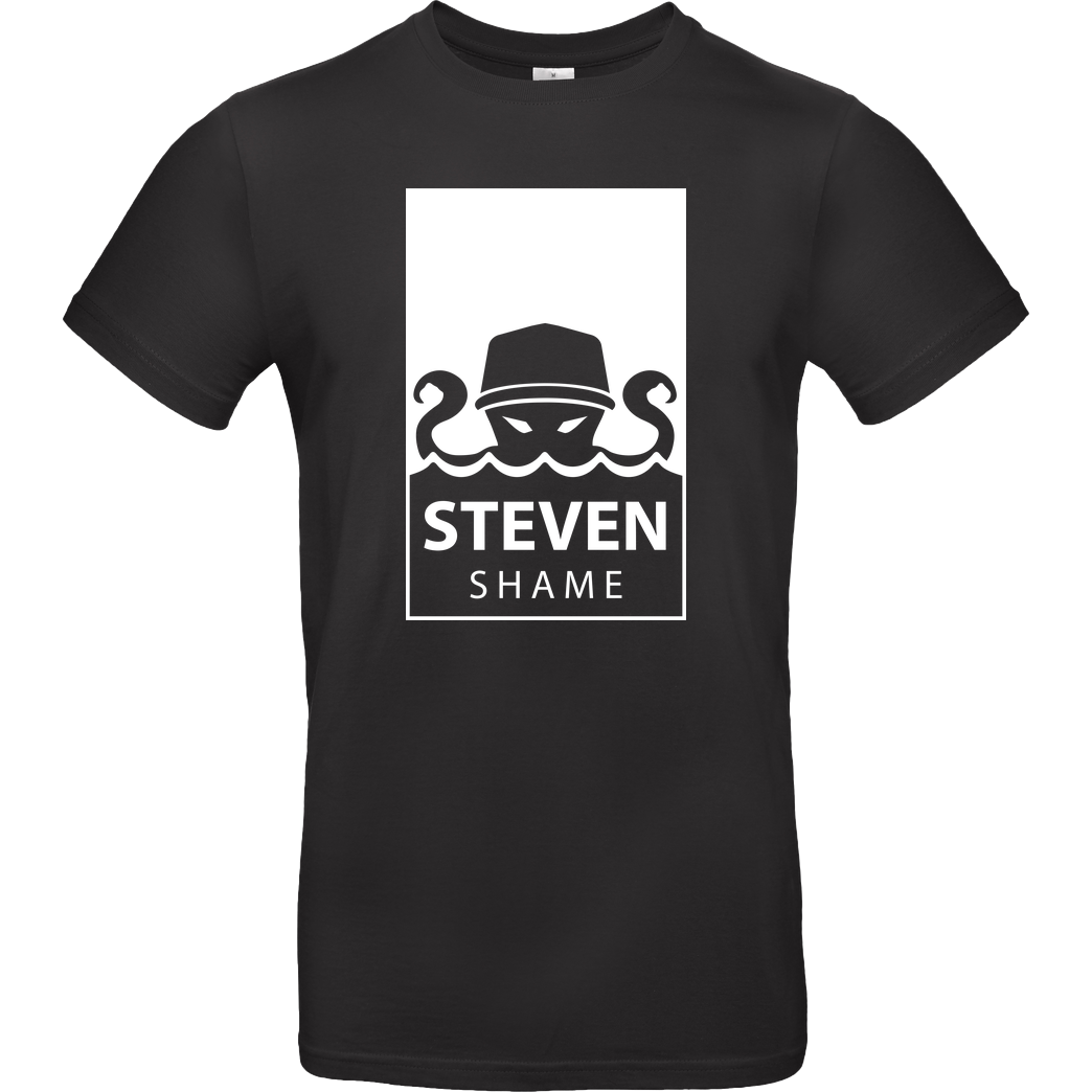 Steven Shame Steven Shame - Logo T-Shirt B&C EXACT 190 - Schwarz