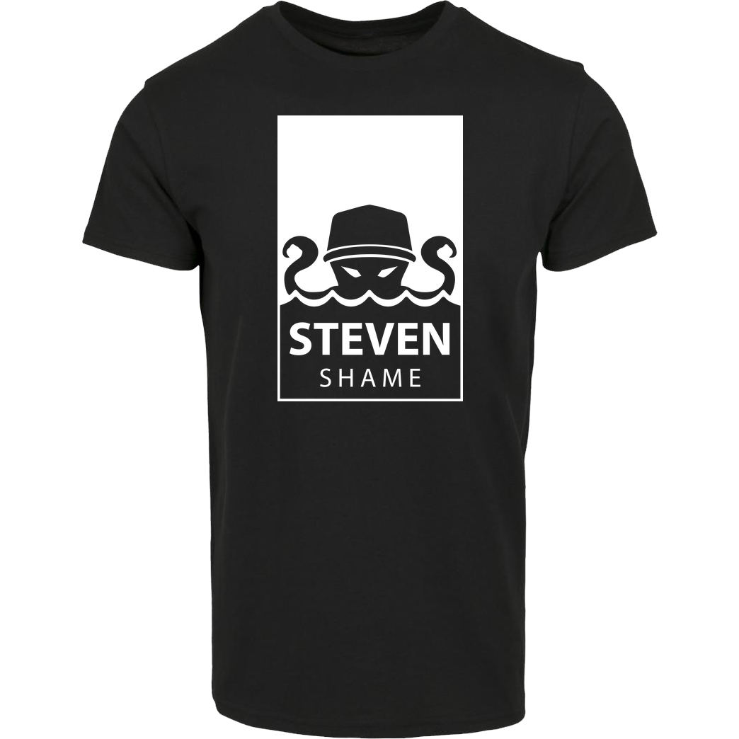 Steven Shame Steven Shame - Logo T-Shirt Hausmarke T-Shirt  - Schwarz