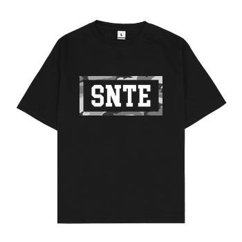 Synte - Camo Logo Oversize T-Shirt - Schwarz