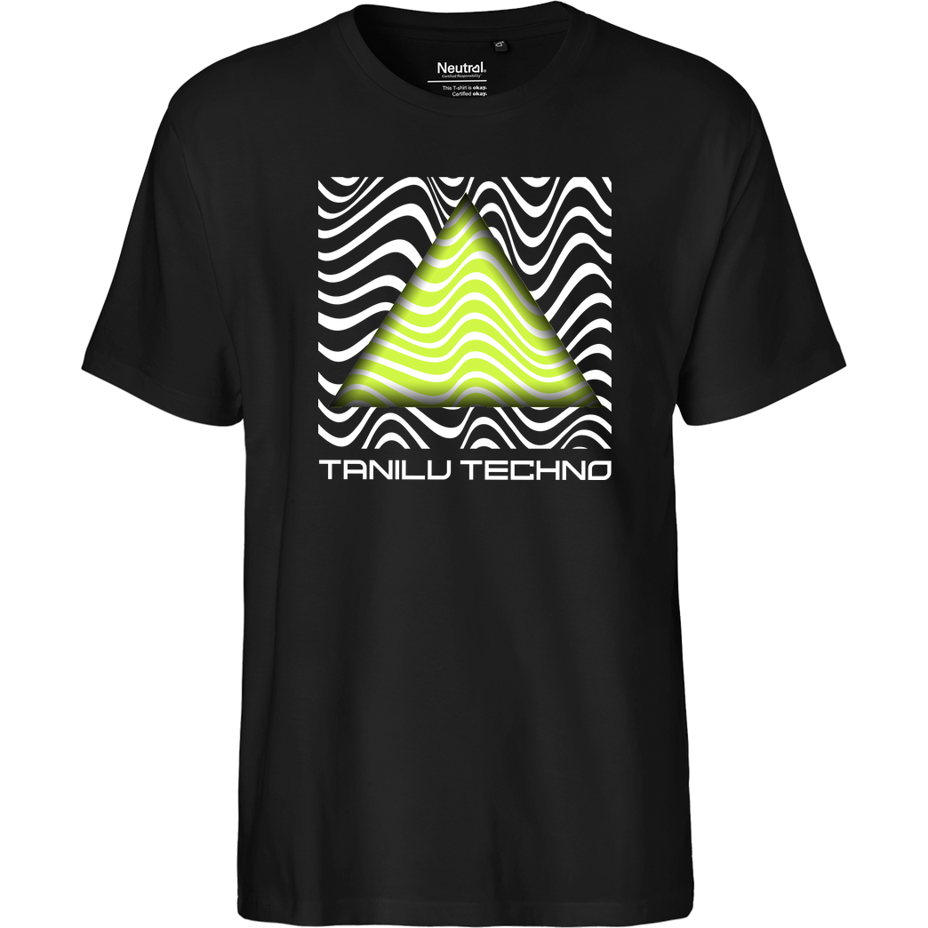 Tanilu TaniLu - Acid Pyramide T-Shirt Fairtrade T-Shirt - schwarz