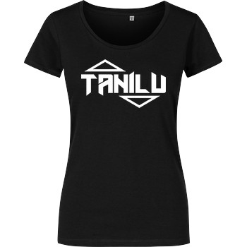 TaniLu Logo Damenshirt schwarz