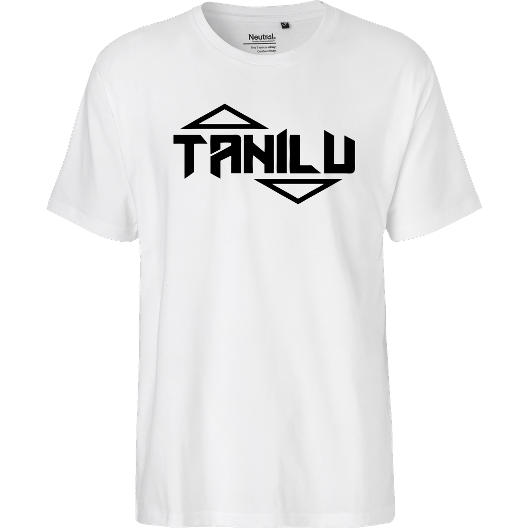Tanilu TaniLu Logo T-Shirt Fairtrade T-Shirt - weiß