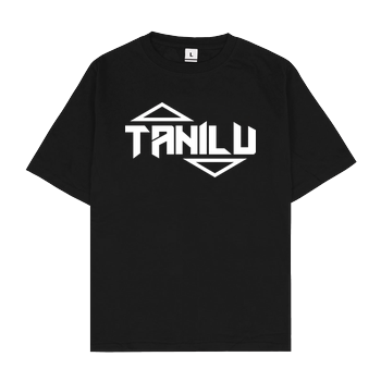 TaniLu Logo Oversize T-Shirt - Schwarz