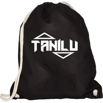 TaniLu Logo Turnbeutel schwarz