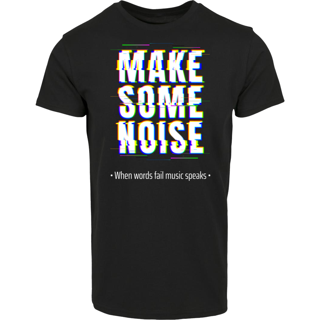Tanilu TaniLu - Make some noise T-Shirt Hausmarke T-Shirt  - Schwarz