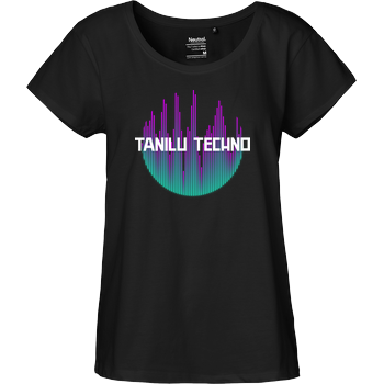 TaniLu - Techno Fairtrade Loose Fit Girlie - schwarz