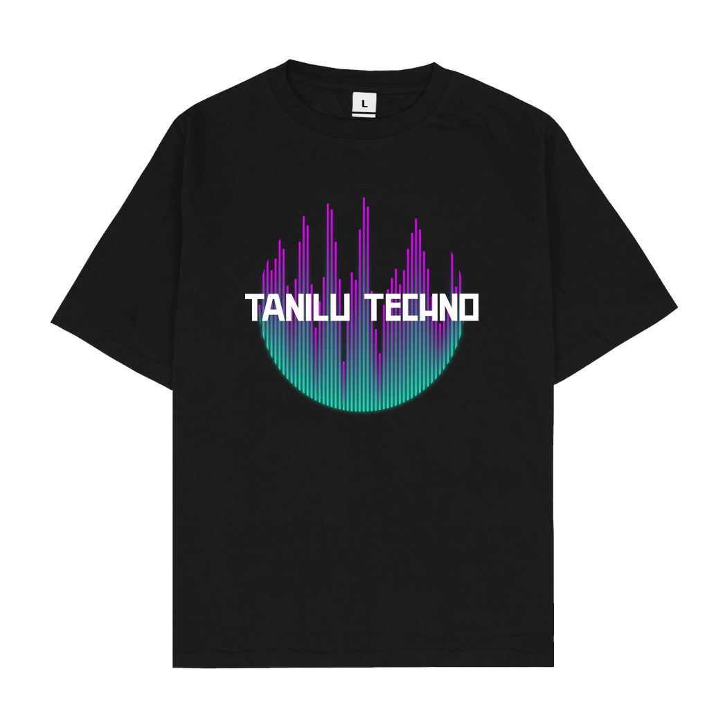 Tanilu TaniLu - Techno T-Shirt Oversize T-Shirt - Schwarz