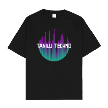 TaniLu - Techno Oversize T-Shirt - Schwarz
