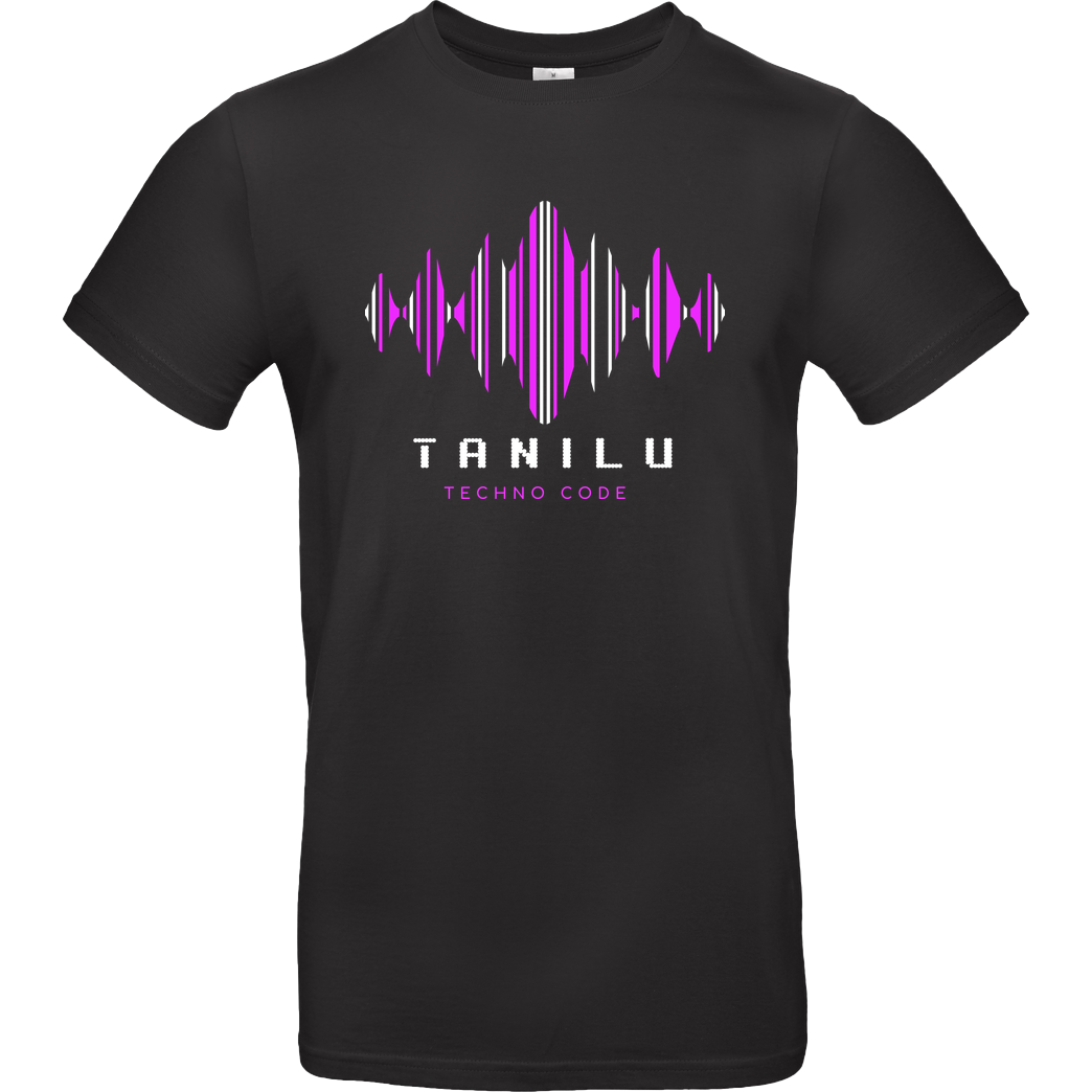 Tanilu TaniLu - Waves T-Shirt B&C EXACT 190 - Schwarz