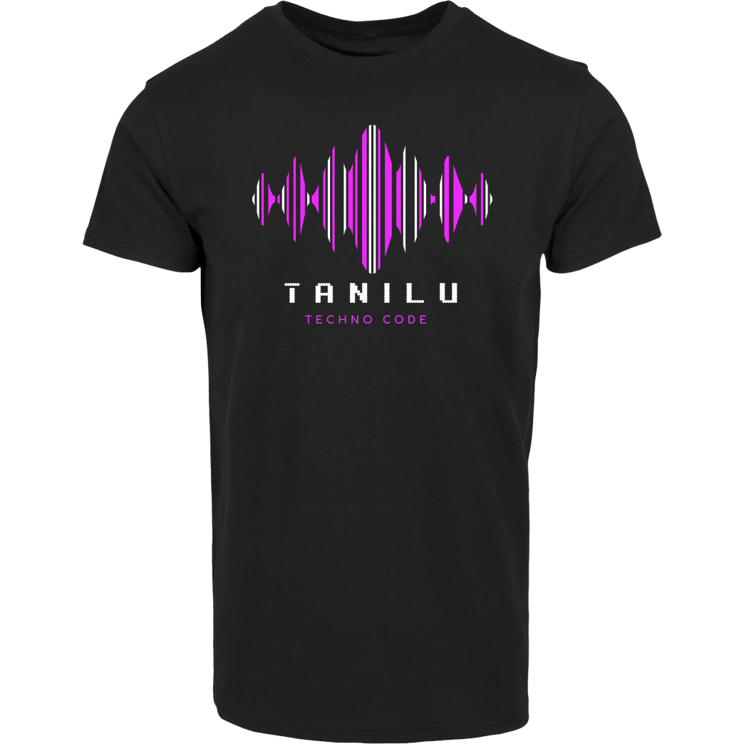 Tanilu TaniLu - Waves T-Shirt Hausmarke T-Shirt  - Schwarz