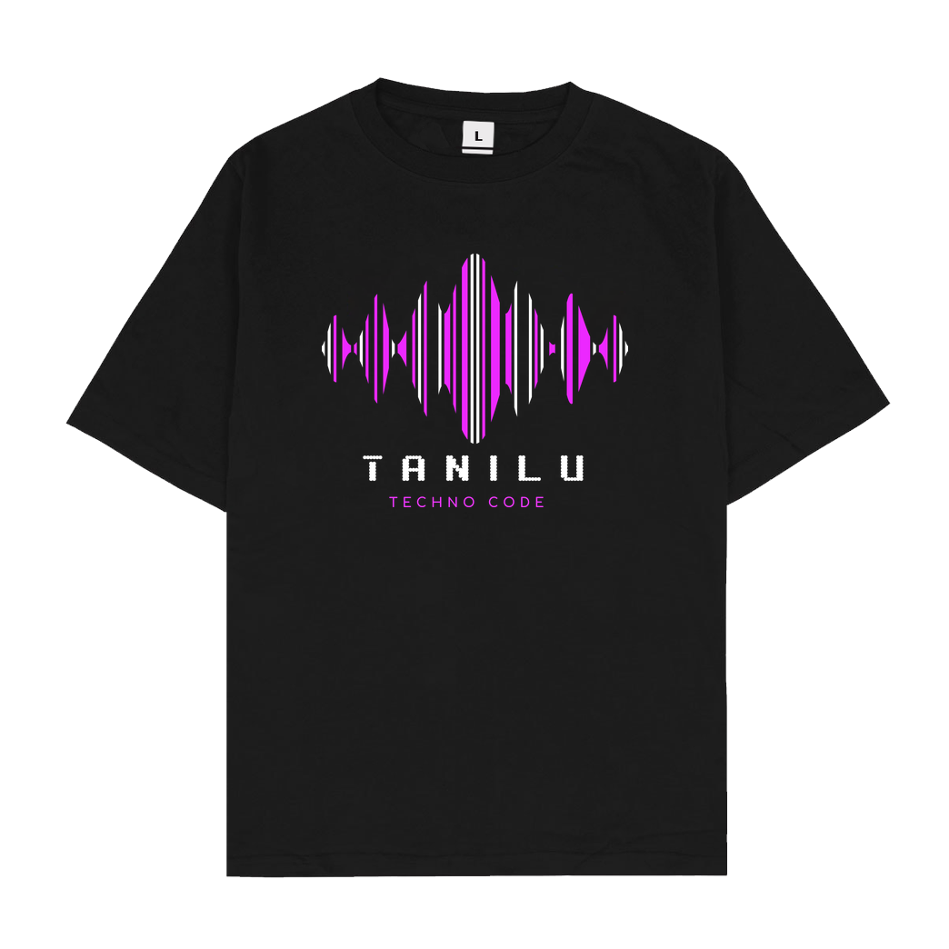 Tanilu TaniLu - Waves T-Shirt Oversize T-Shirt - Schwarz