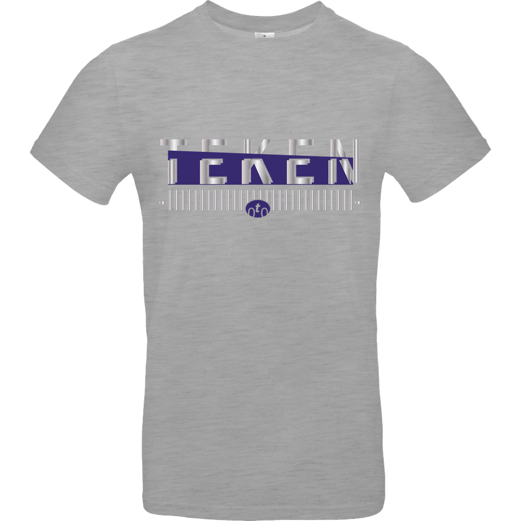 Teken Teken - Logo T-Shirt B&C EXACT 190 - heather grey