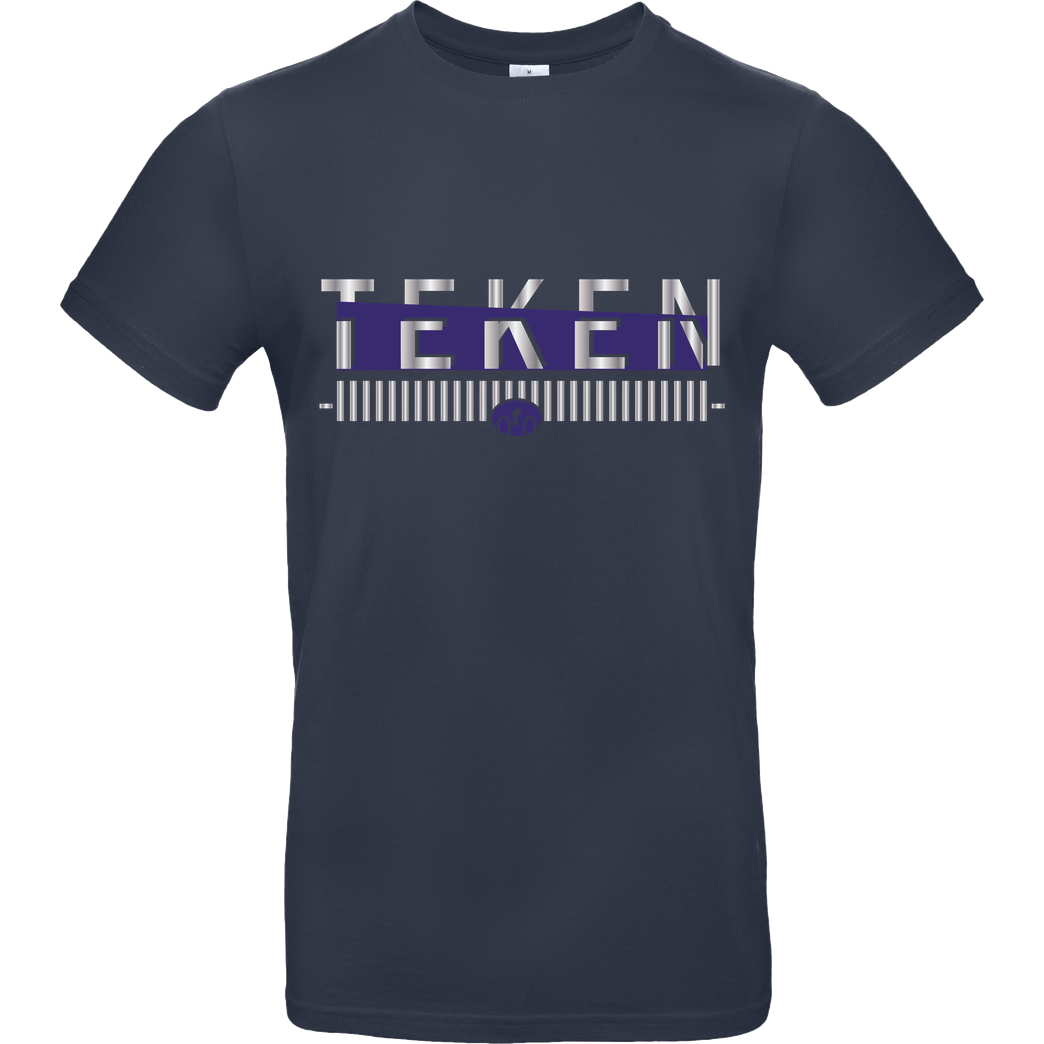 Teken Teken - Logo T-Shirt B&C EXACT 190 - Navy